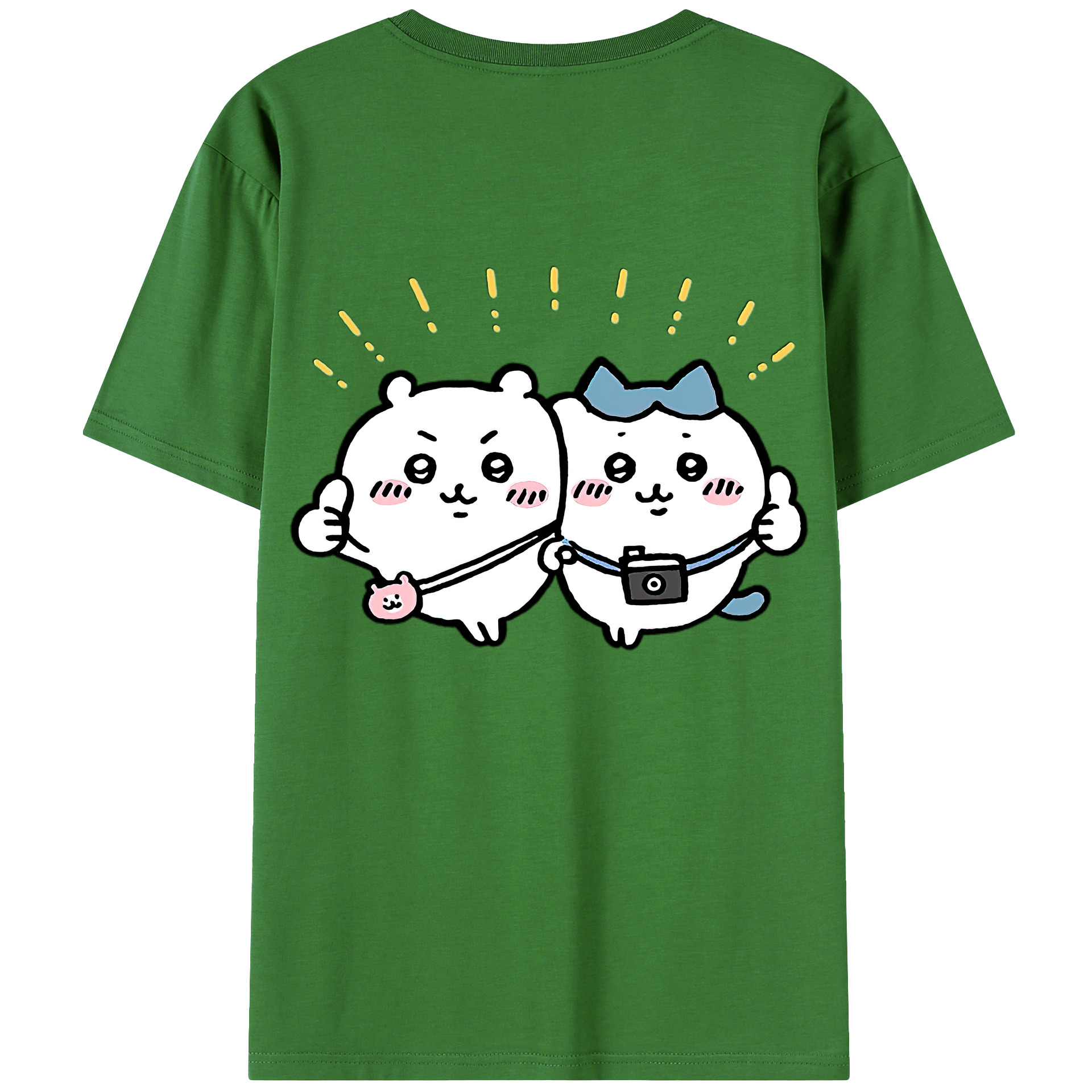 （画像用） ちいかわ ちいかわ Chii-kawa chiikawa レディース半袖Tシャツ(バックプリント)